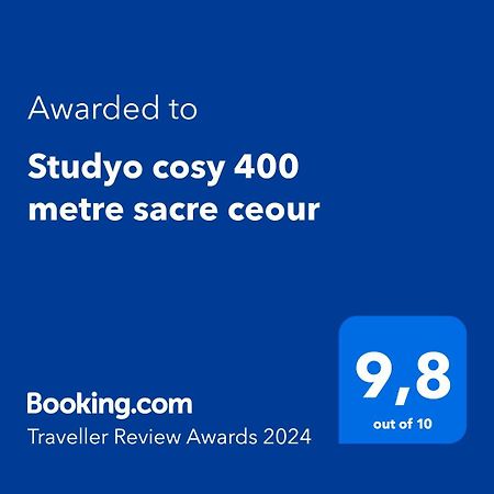 Appartamento Studyo Cosy 400 Metre Sacre Ceour Parigi Esterno foto